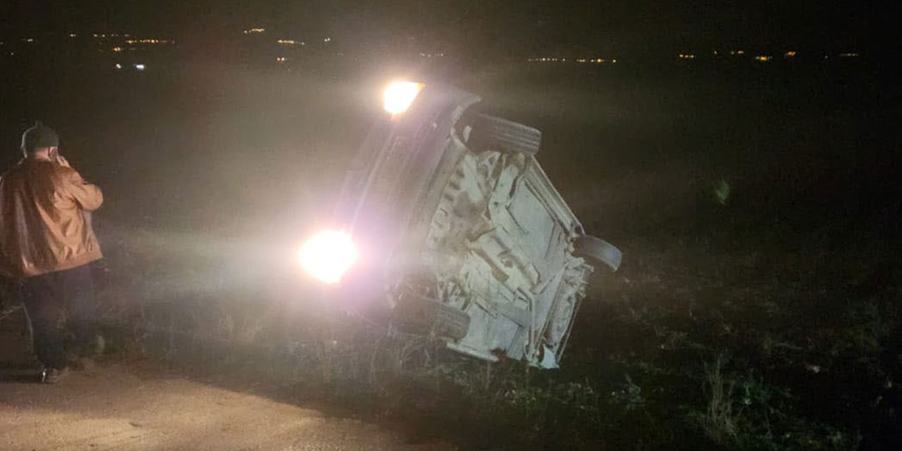 Rize Plakalı Araç Şarampole Yuvarlandı! 6 Yaralı