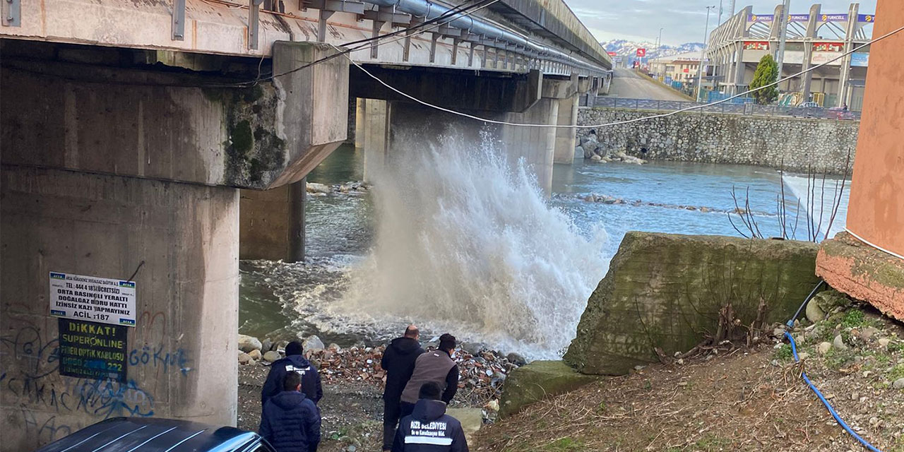 Rize’de Ana Doğal Gaz Borusu Patladı: Merkez ve Güneysu'da Kesinti Yaşanıyor