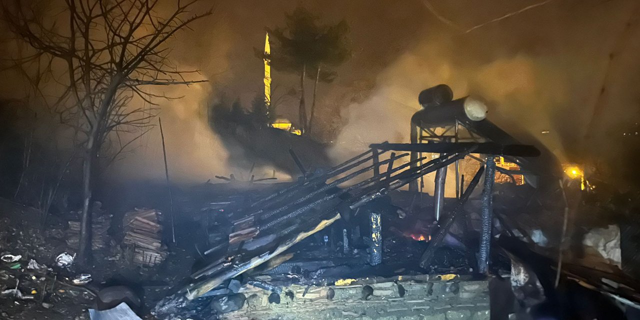 Tokat’ta ev yangını
