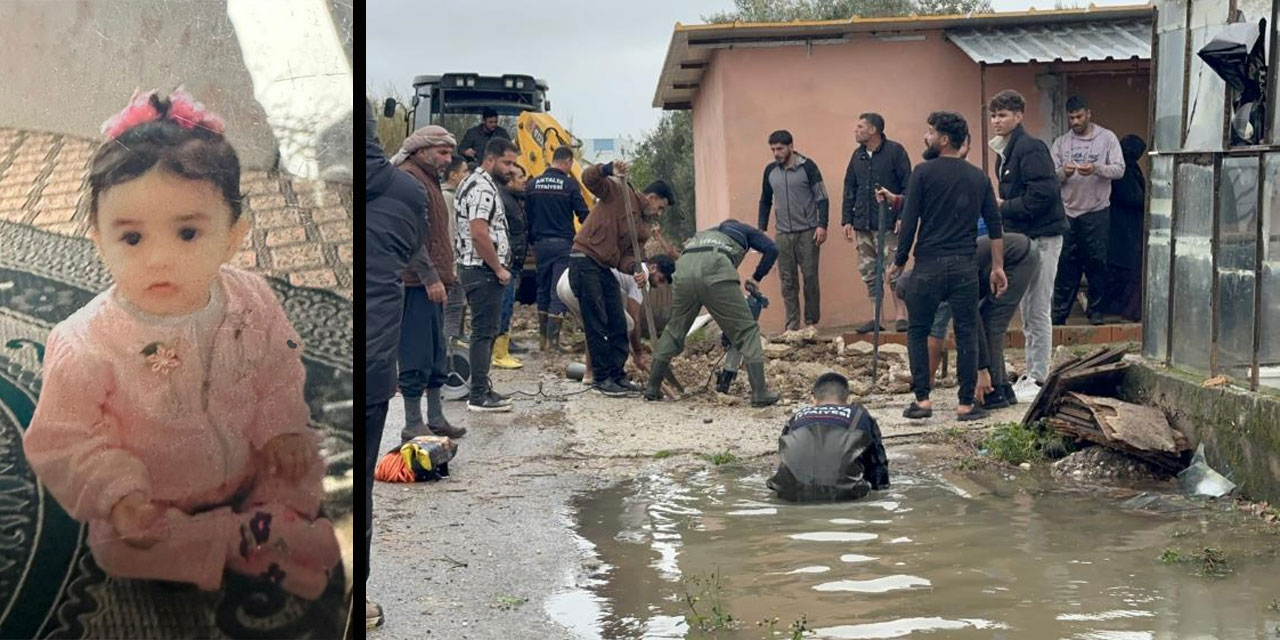 Kardeşleri ve arkadaşlarıyla oynarken tahliye kanalına düşen 3 yaşındaki Berra hayatını kaybetti
