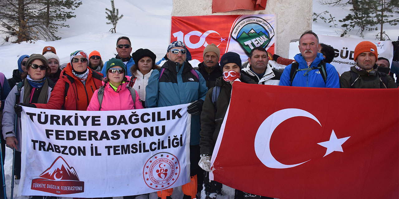 Zigana Dağı'nda 17 yıl önceki çığda hayatını kaybeden 10 dağcı anıldı