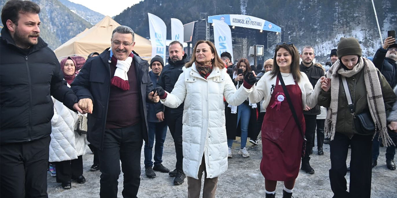 Uzungöl'de kış festivali coşkuyla sürdü