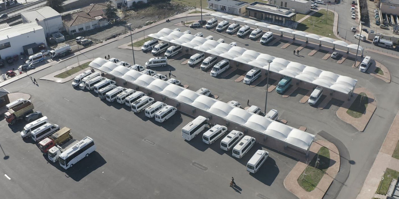 Trabzon'da dolmuşlar yeni yerine taşınıyor