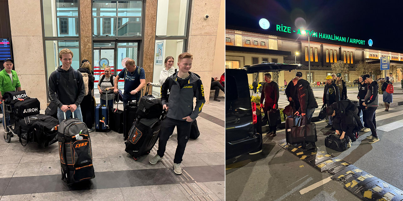 Rize’de Dünya Kupası Heyecanı: Karın Kralları Rize Artvin Havalimanı’nda!