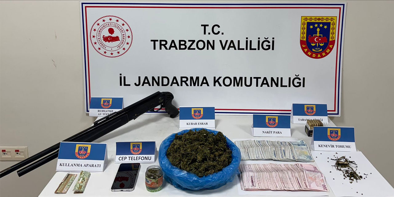 Trabzon’da uyuşturucu operasyonu; 11 gözaltı