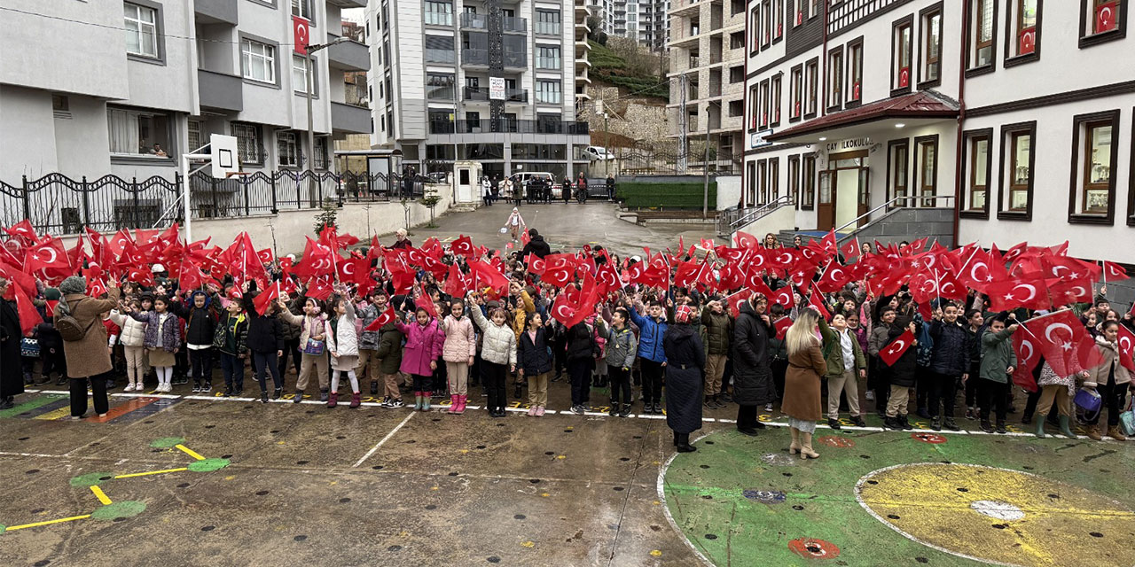 Rize'de yarıyıl tatili sonrası ilk ders zili çaldı