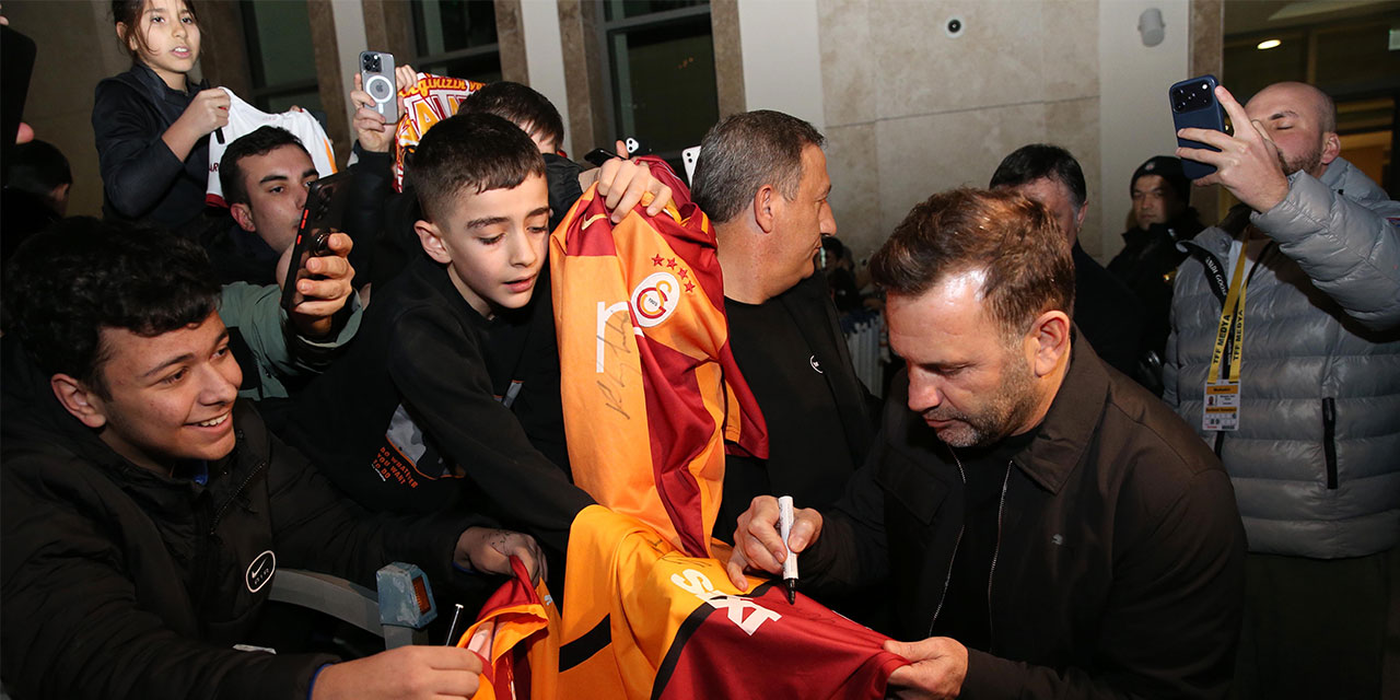 Galatasaray kafilesi Rize'ye geldi