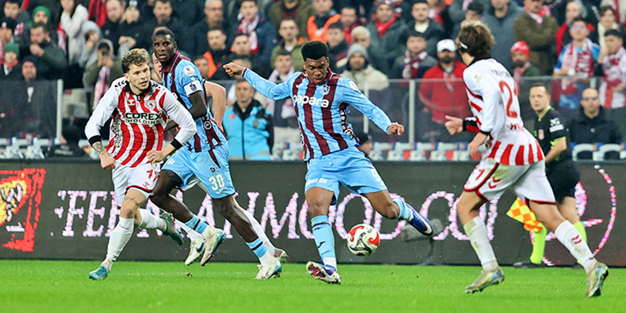 Trabzonspor, Samsunspor deplasmanında 3 golle kazandı