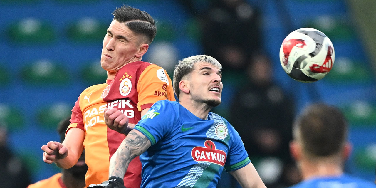 Çaykur Rizespor'dan Galatasaray maçındaki hakem yönetimiyle ilgili açıklama