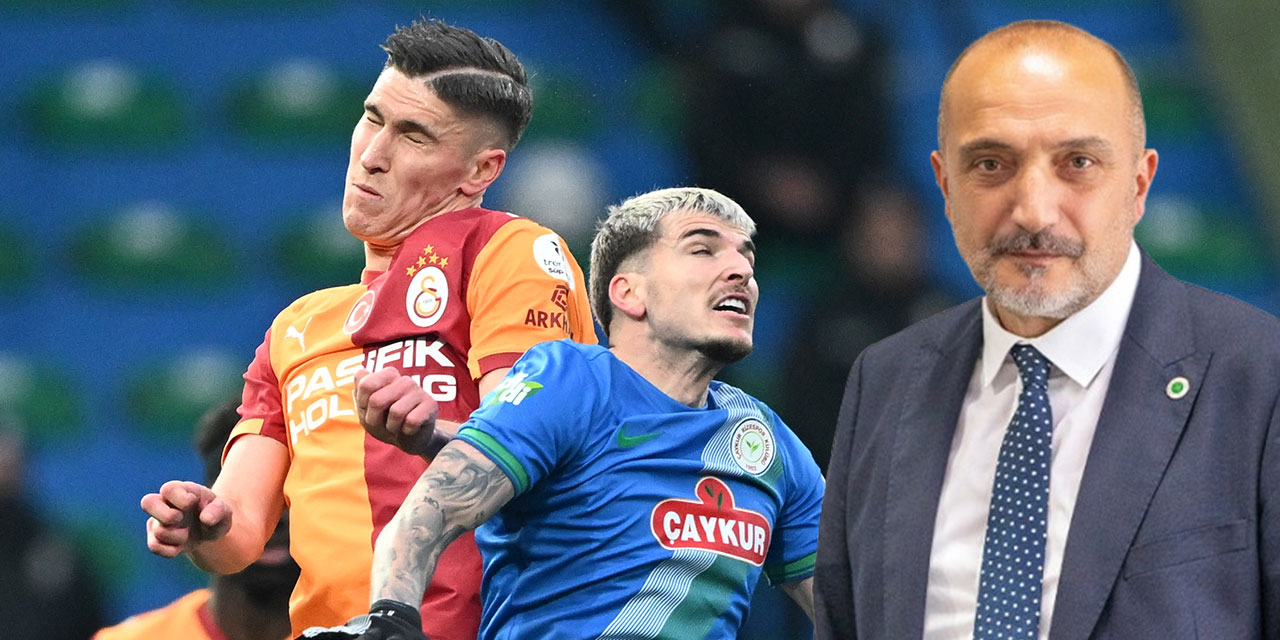 Çaykur Rizespor'dan Galatasaray maçındaki hakem yönetimiyle ilgili açıklama