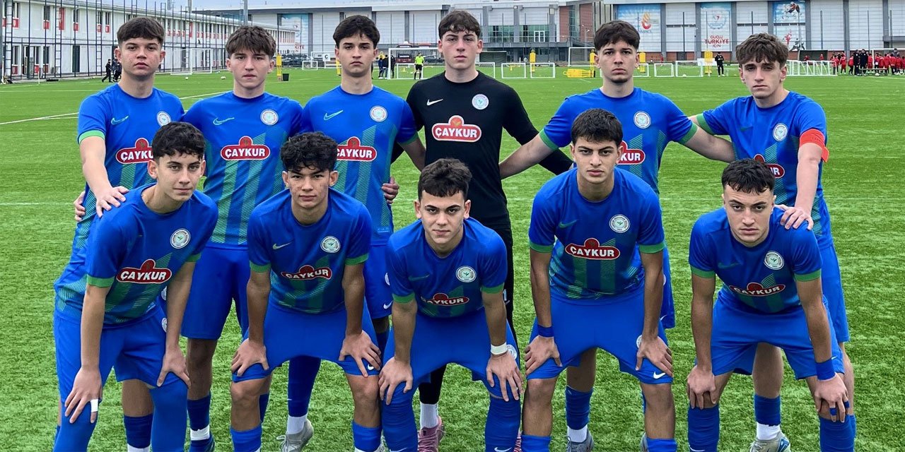 Çaykur Rizespor U16, Samsun'da direkleri geçemedi: 1 puanla yetindi