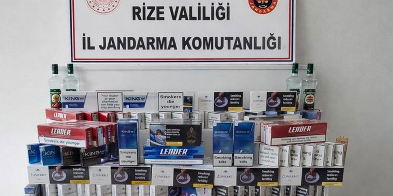 Rize'de Kaçakçılık Operasyonu