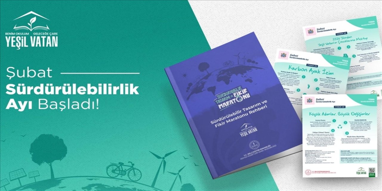 MEB'in "Yeşil Vatan" etkinliklerinde bu ayın teması "sürdürülebilirlik" oldu