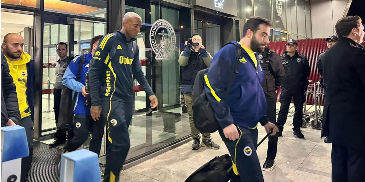 Fenerbahçe kafilesi, Trabzon'a geldi