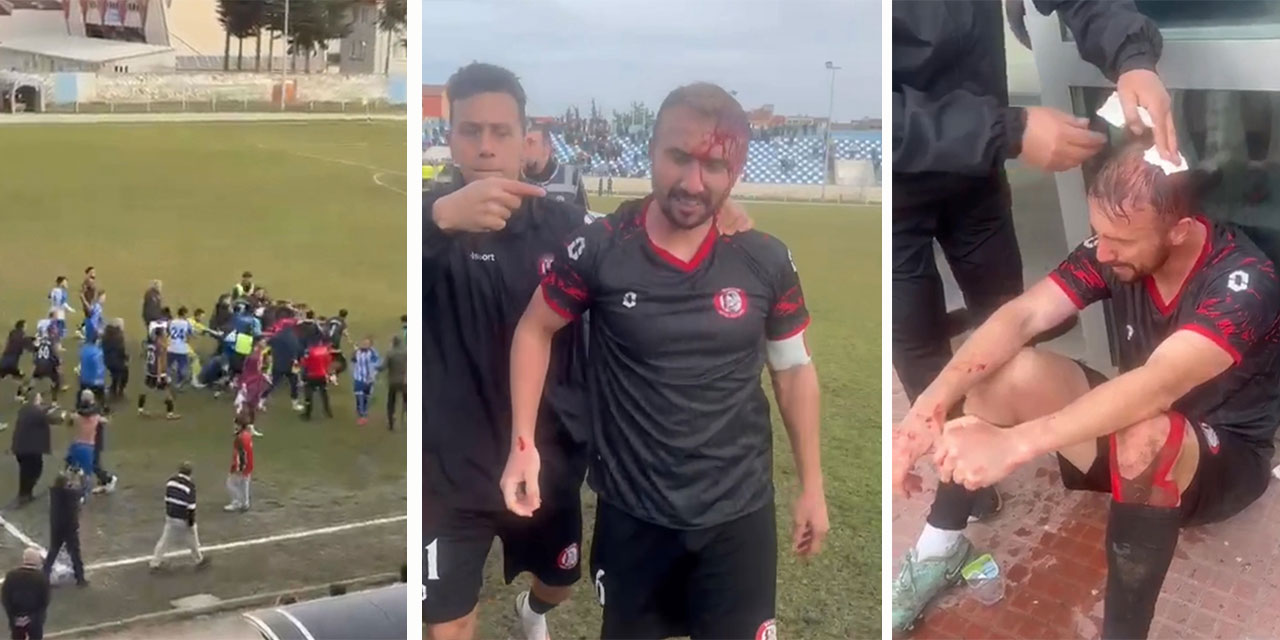 Amatör maçta kavga: 3 yaralı