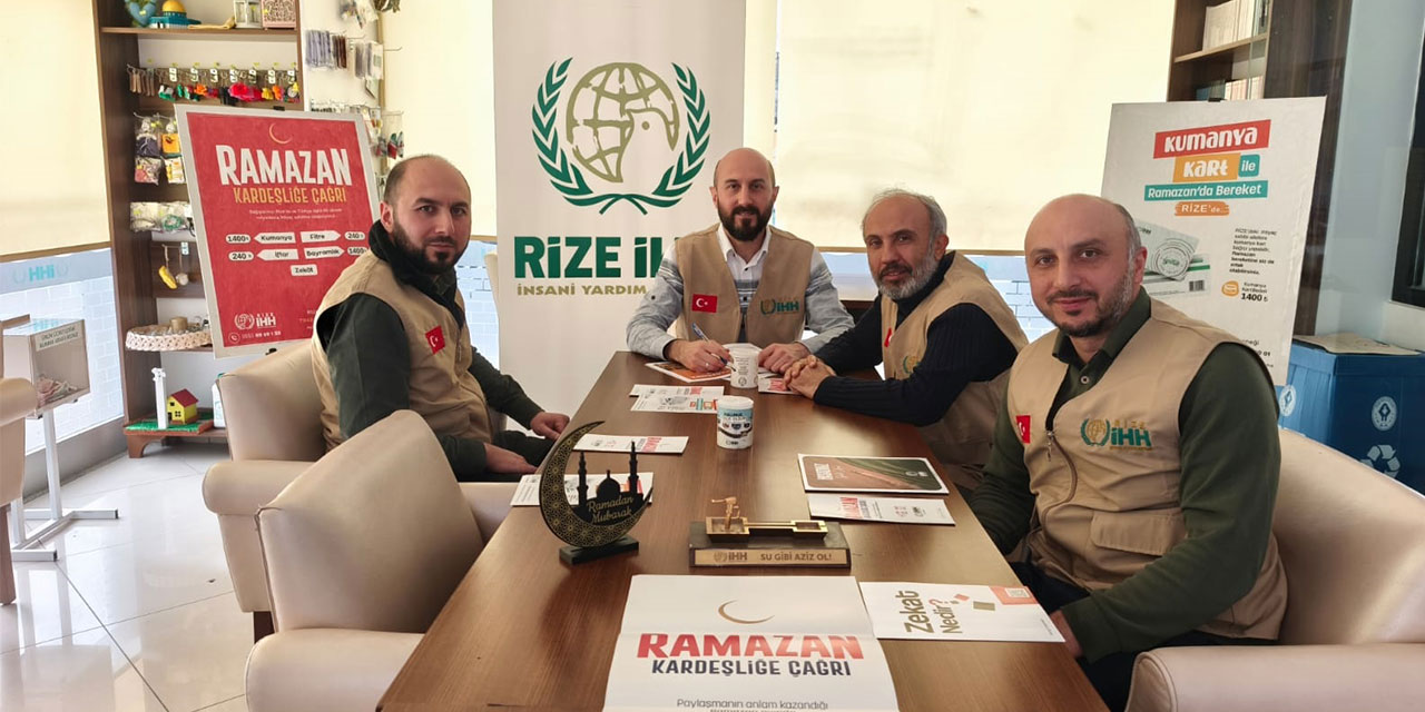 Rize İHH'dan Ramazan Yardımları Başladı
