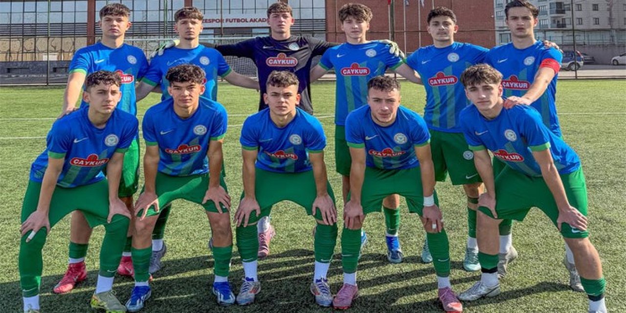 Çaykur Rizespor U16 Erzurum engelini 2-1 ile geçti