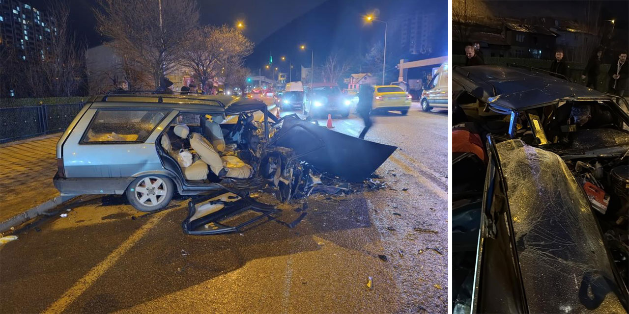 Gümüşhane’de iftara dakikalar kala feci kaza: 1 ölü, 3 yaralı