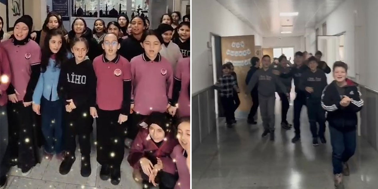 Rize'de okullarda öğrencilerin Ramazan coşkusu