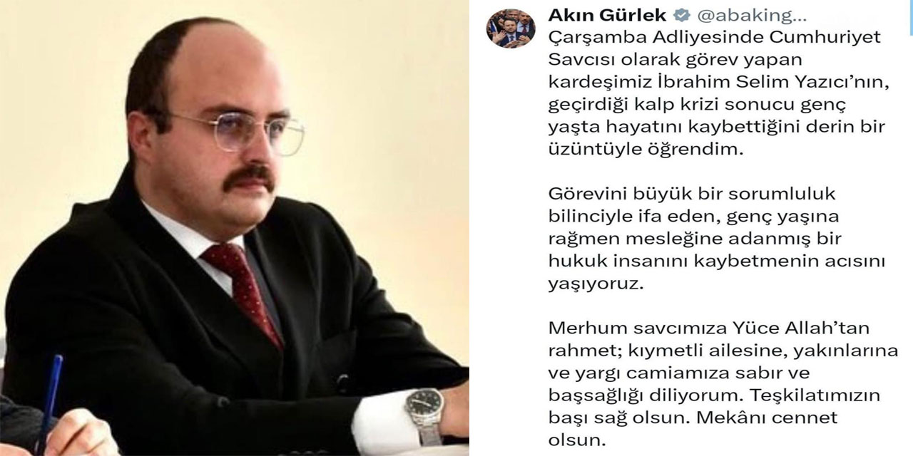 Genç savcı kalbine yenik düştü