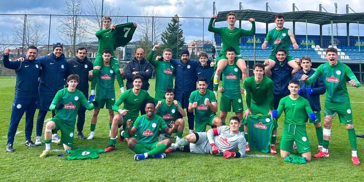 Çaykur Rizespor U19’dan müthiş geri dönüş: Rövanş alındı