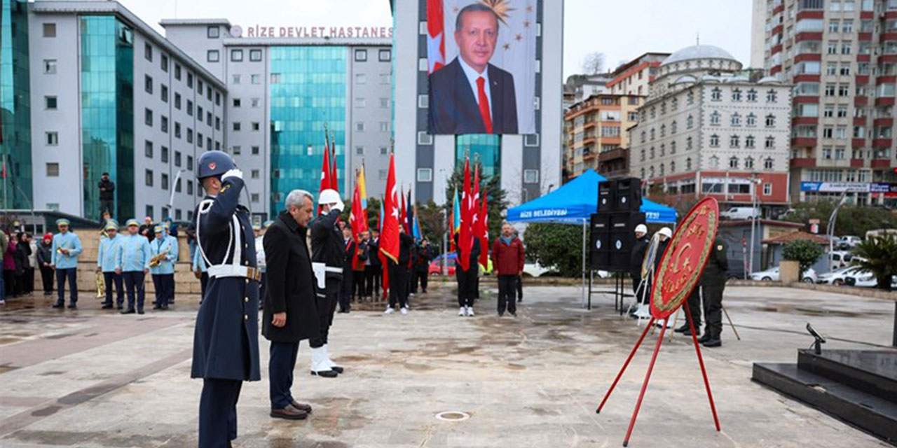 Rize’de 2 Mart Coşkusu: Kurtuluşun 108. Yılı Kutlandı