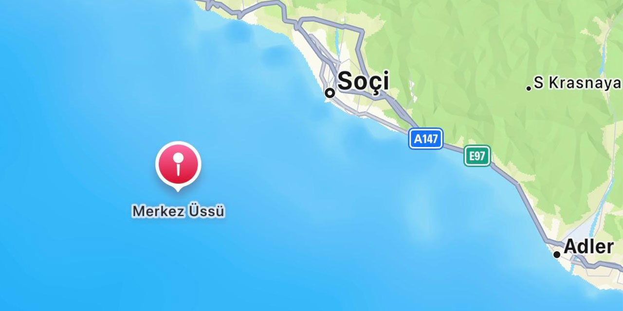 Karadeniz’de Gürcistan Açıklarında Art Arda İki Deprem