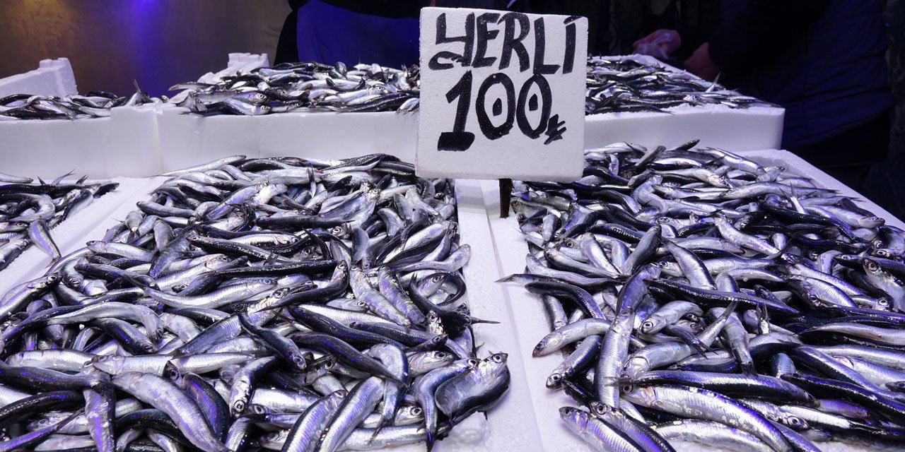 Ramazanda balık tezgahlarında hamsi ve istavrit bereketi