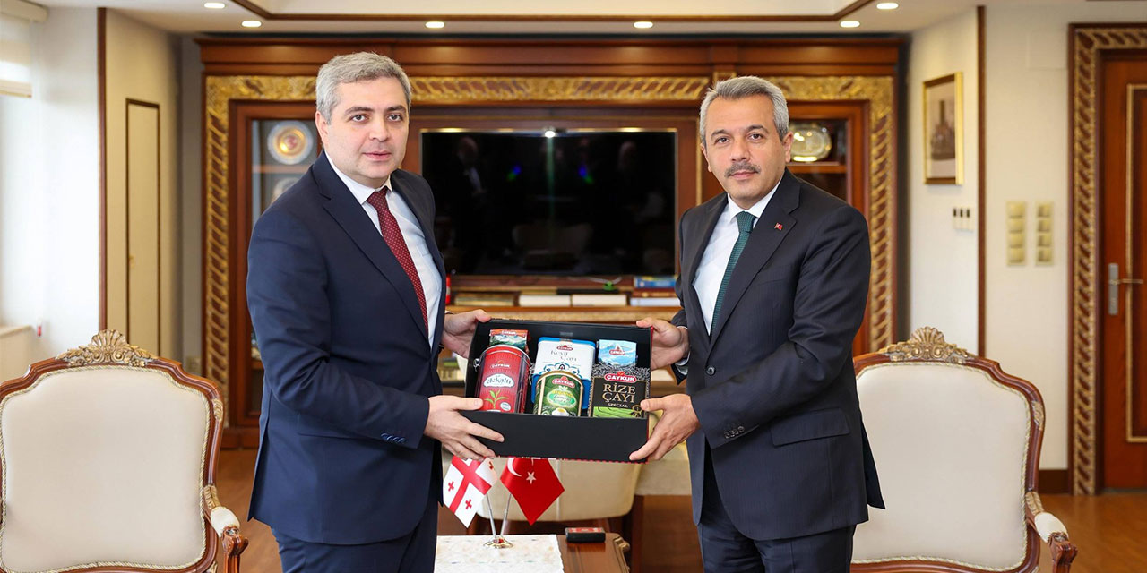 Gürcistan Büyükelçisi Kalandia’dan Vali Baydaş’a Ziyaret
