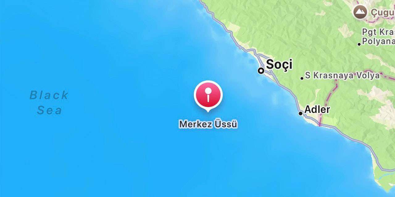 Karadeniz'de 4 Büyüklüğünde Deprem