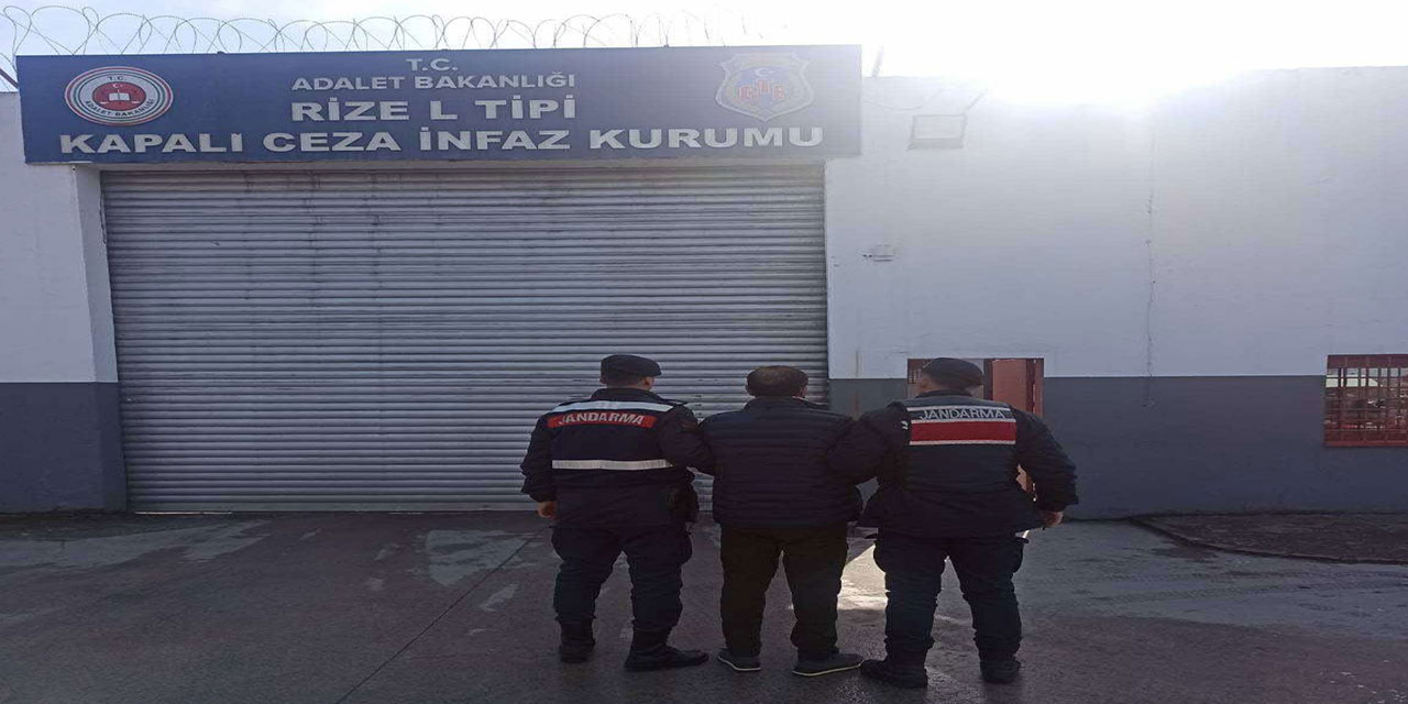 Rize'de Kesinleşmiş Hapis Cezası Bulunan Şahıs Yakalandı