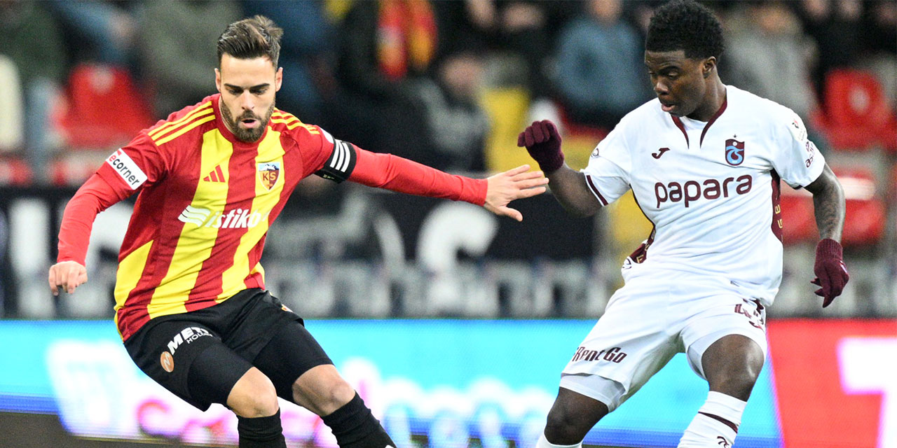 Trabzonspor, Çaykur Rizespor maçı öncesi hata yapmadı Kayseri'yi deplasmanda 3-1'le geçti