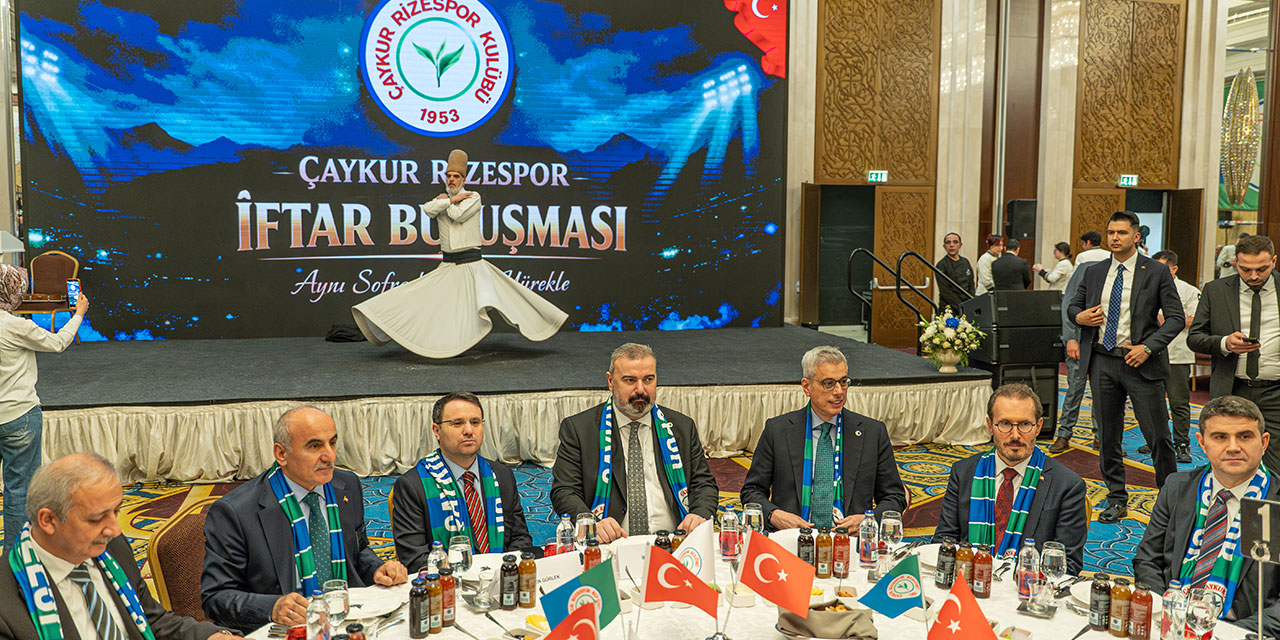 Çaykur Rizespor camiası iftarda bir araya geldi