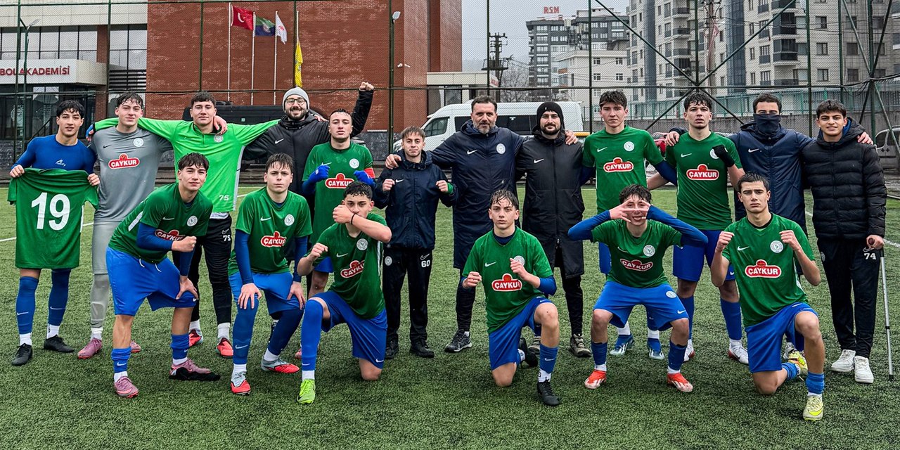 Çaykur Rizespor U16'dan Yomraspor'a 4 maçta 4 tokat