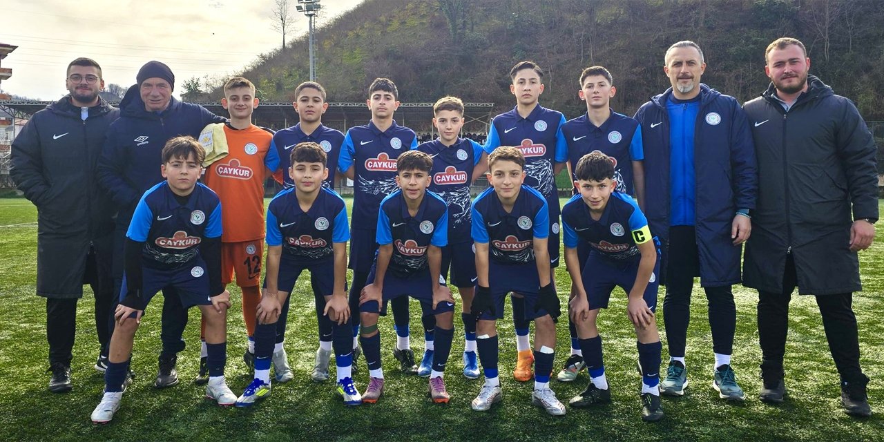 Çaykur Rizespor U13'ten Giresun'da net galibiyet: 0-5