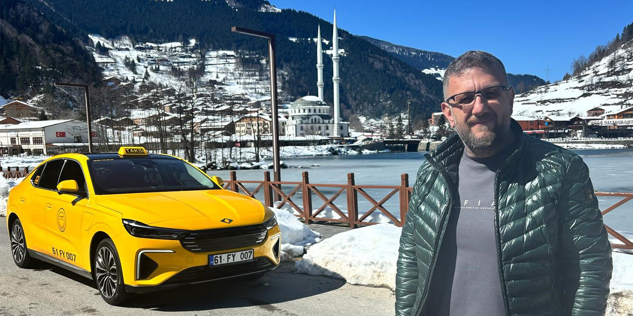 Togg taksi Karadeniz yollarında