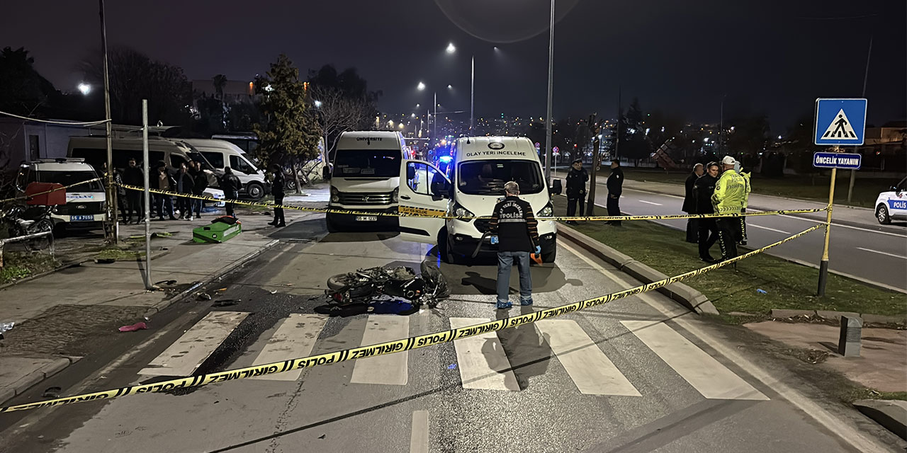 Samsun'da minibüsle çarpışan motosikletteki 1 kişi öldü