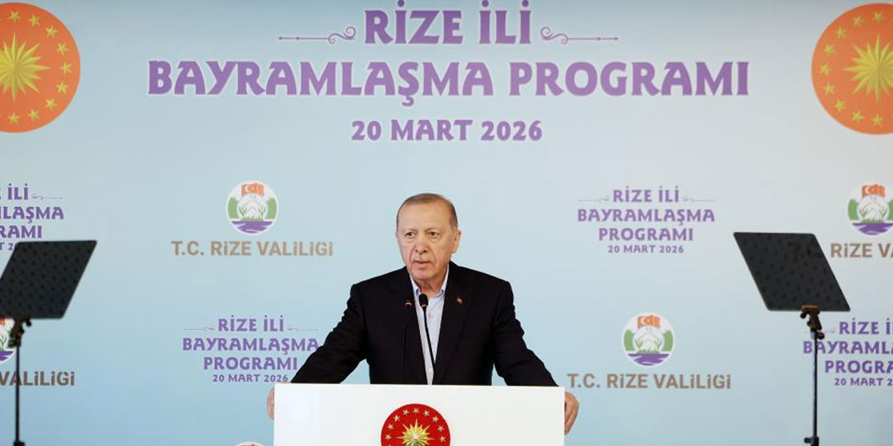 Cumhurbaşkanı Erdoğan Rize'de Konuştu: “Türkiye olarak barışın ve huzurun tesisi için tüm imkânlarımızı seferber ediyoruz”