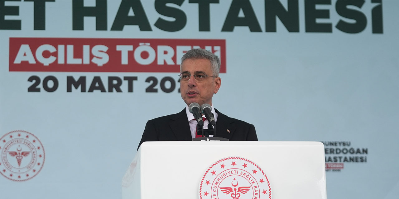 Sağlık Bakanı Memişoğlu, Güneysu Tenzile Erdoğan Devlet Hastanesi Açılış Töreni'nde konuştu