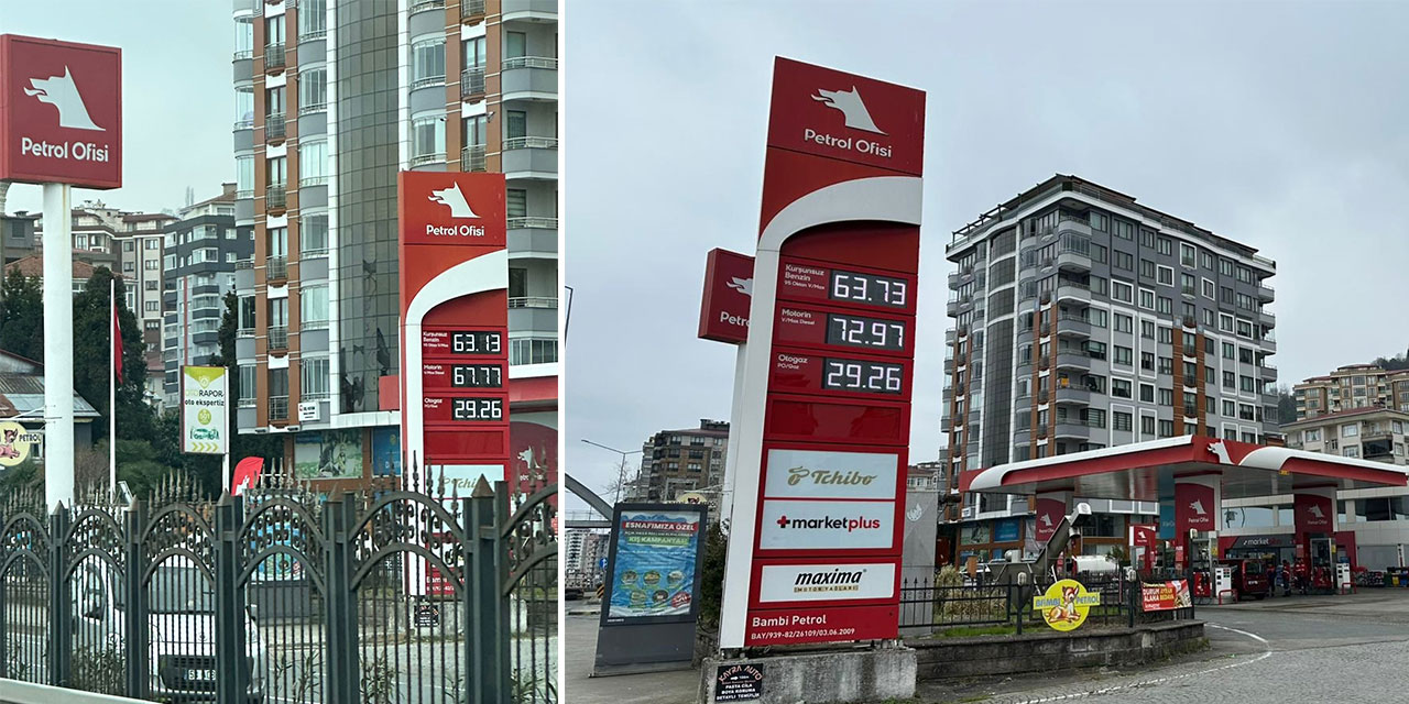 Rize’de Tabelalar Yine Değişti, Motorine Dev Zam Kapıda!