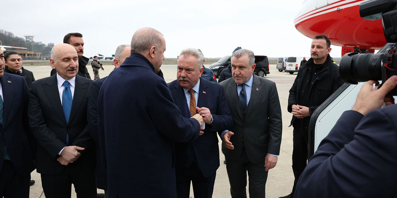 Cumhurbaşkanı Erdoğan Rize’den Ayrıldı