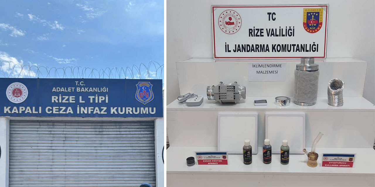 Rize’de Aranan Şahıslar ve Uyuşturucu Operasyonu Gerçekleştirildi