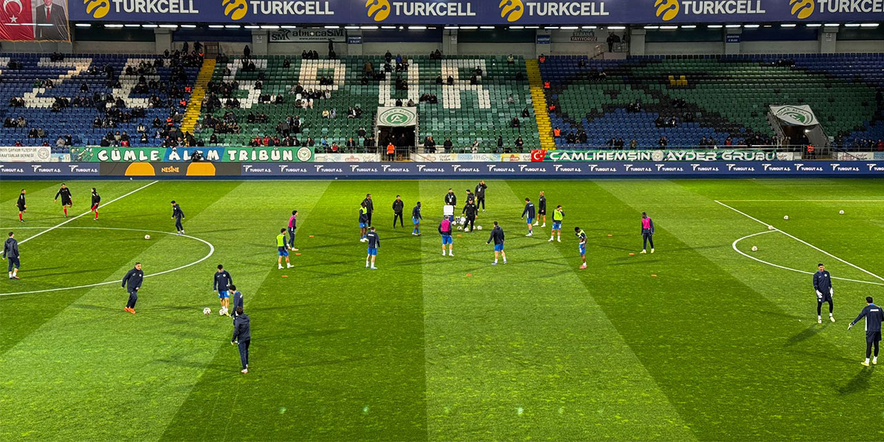 Çaykur Rizespor’un Samsunspor maçı ilk 11’i belli oldu