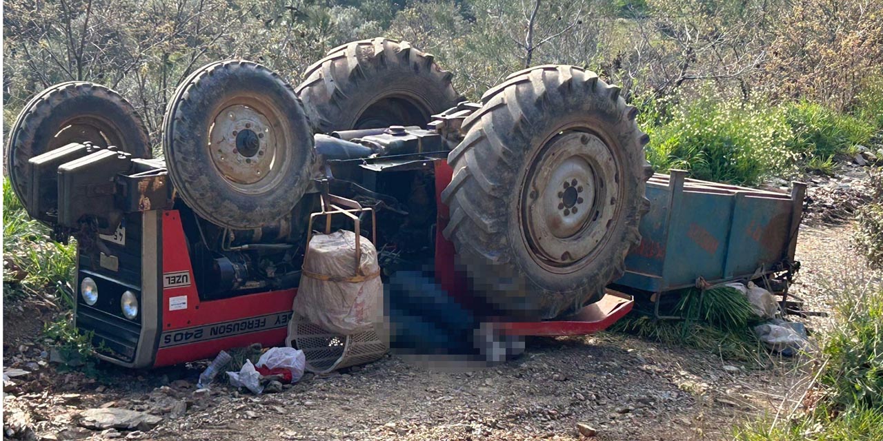 Devrilen traktördeki aynı aileden 3 kişi öldü