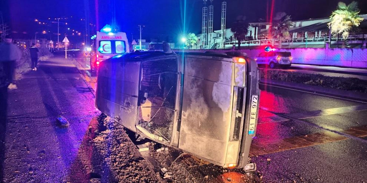 Trabzon'da trafik kazası: 2 yaralı