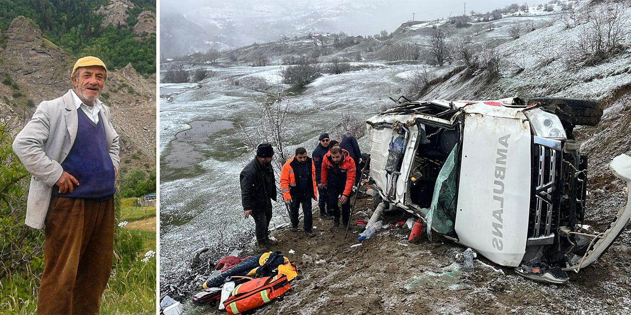 Artvin'de uçuruma devrilen ambulanstaki 1 kişi öldü, 4 kişi yaralandı