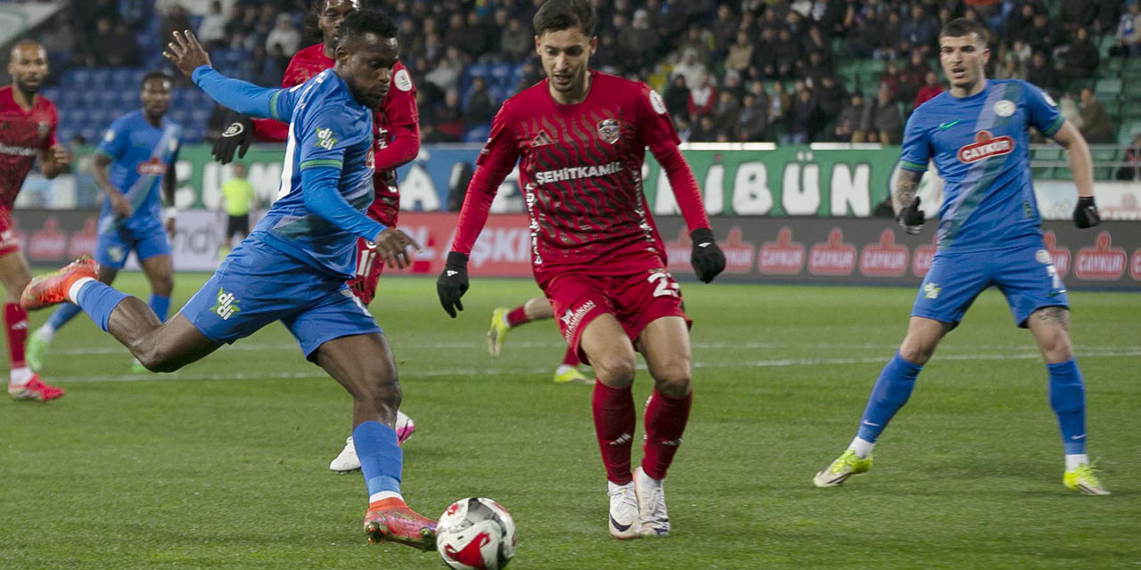 Çaykur Rizespor, Gaziantep’i Puansız Gönderdi: 2-1