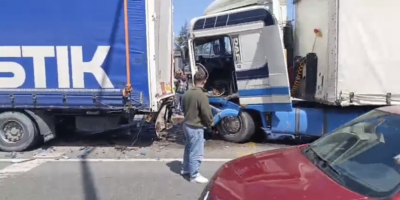 Trabzon'da zincirleme kaza ucuz atlatıldı