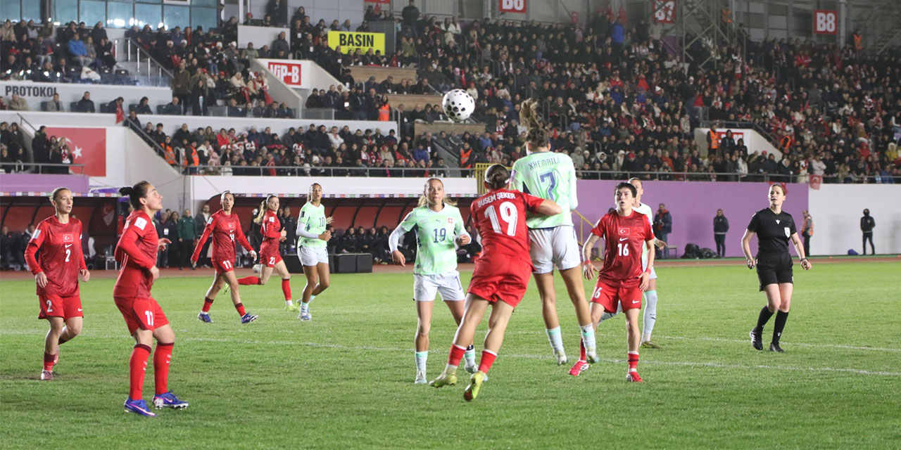 A Milli Kadın Futbol Takımı, Sinop’ta İsviçre ile berabere kald