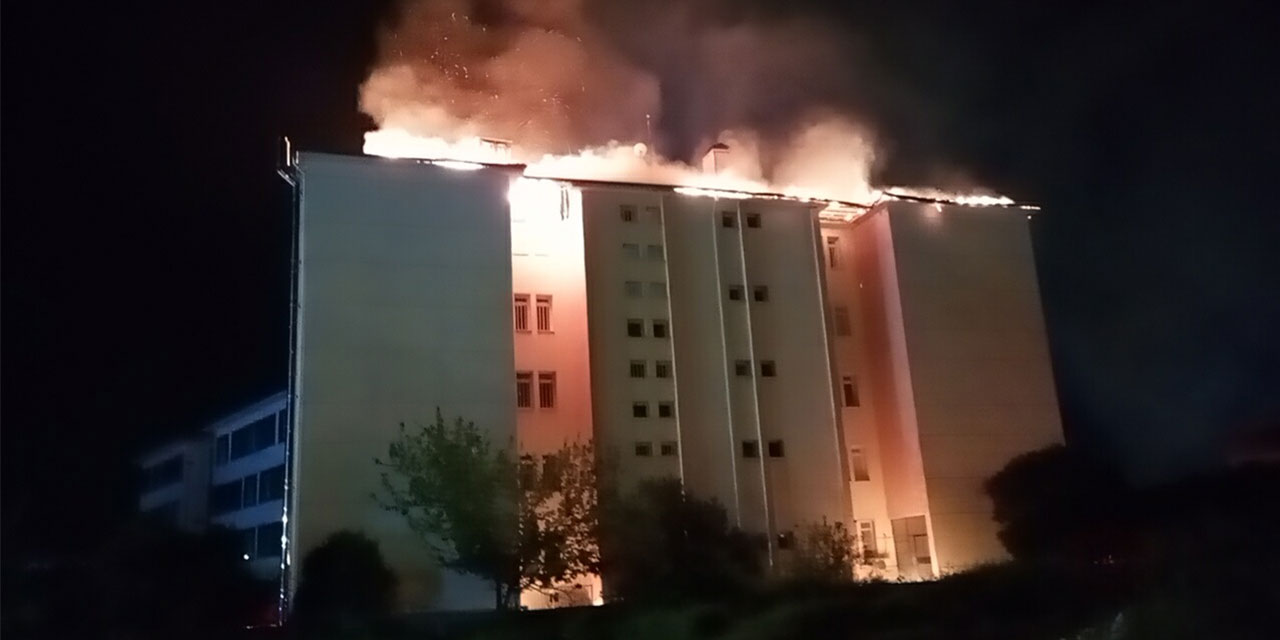 Aydın’da fen lisesi pansiyonunda yangın: 46 öğrenci tahliye edildi
